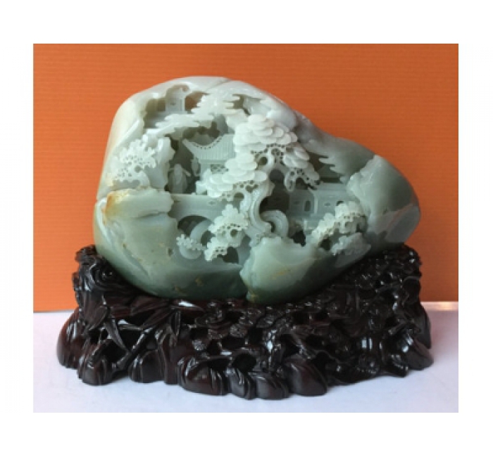 山籽5611g和田玉籽料